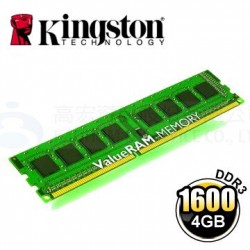 金士頓 4GB DDR3 1600 桌上型記憶體 (KVR16N11S8/4)
