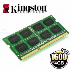 金士頓 4GB DDR3-1600 筆記型記憶體(KVR16S11S8/4)