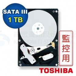 Toshiba AV 1TB 3.5吋 SATA3 影音監控硬碟(DT01ABA100V)