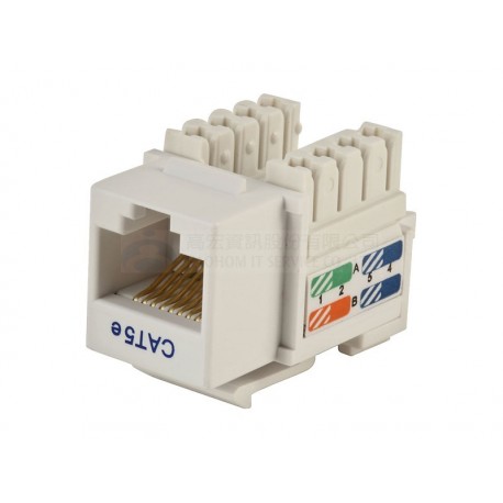 Cat.5e 無遮蔽式資訊插座