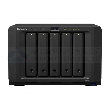 DiskStation DS1517+(8GB) 群暉 Synology 5Bay 桌上型NAS
