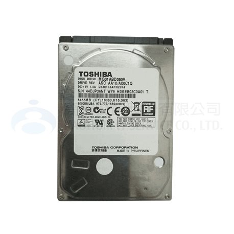 AV 500GB Toshiba 2.5吋9.5mm SATA 影音監控硬碟(MQ01ABD050V)